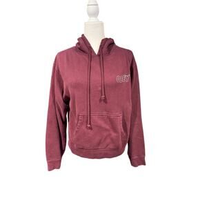 Vintage OBEY Maroon Hoodie in Sz Large